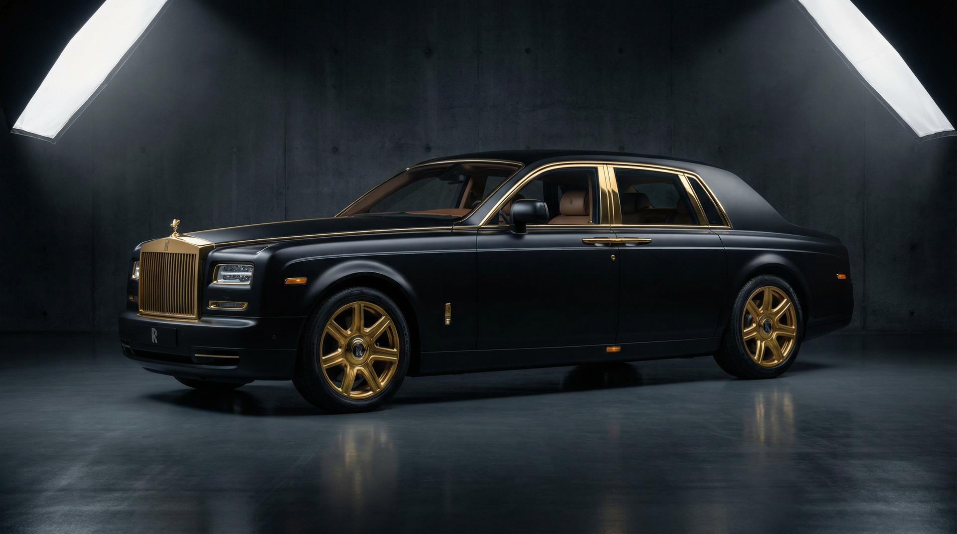 黄色仓库-劳斯莱斯幻影改装视频教程