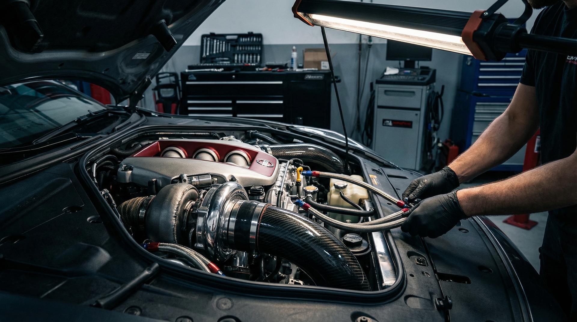 黄色仓库-发动机改装视频演示